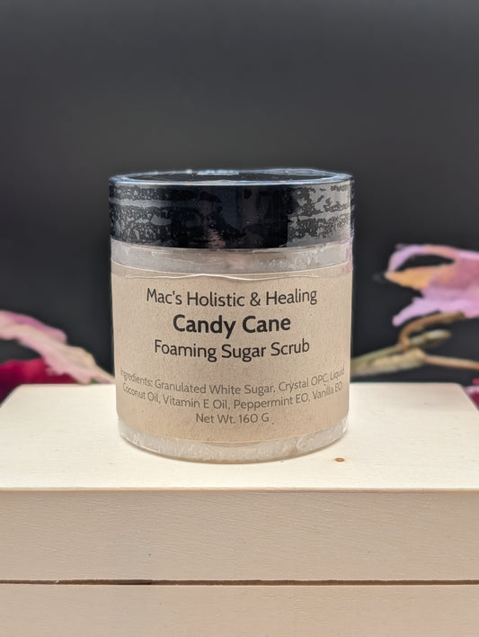 Candy Cane Foaming Sugar Scrub