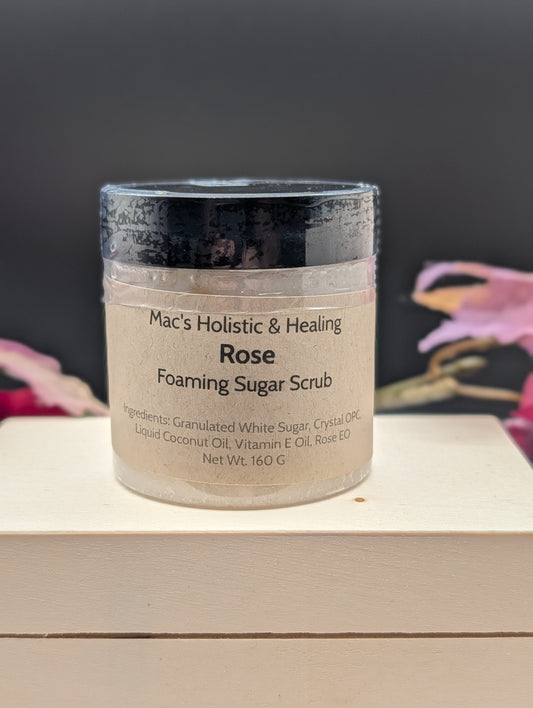 Rose Foaming Sugar Scrub